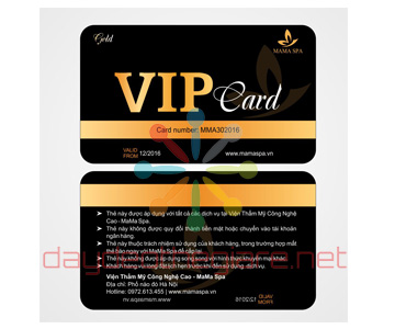 In thẻ VIP giá rẻ - Làm thẻ nhựa VIP khách hàng , quà tặng